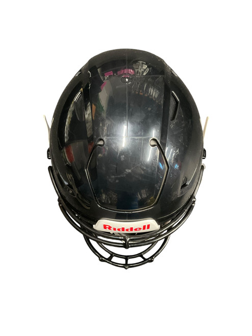 Vist Large View of Product Image Which is Used Riddell RIDDELL SPEEDFLEX YTH LRG BLACK HELMET FB Helmet Black LG