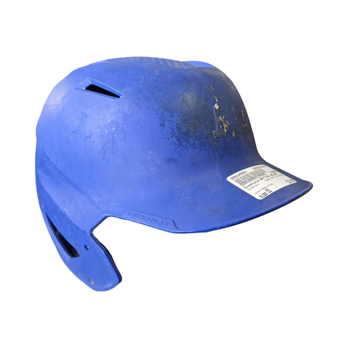 Vist Large View of Product Image Which is Used Evoshield BATTING HELMET Batting Helmet No Mask Royal Blue One Size