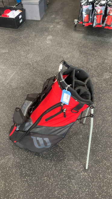 Vist Large View of Product Image Which is Used Wilson CARRY BAG Mens Stand Bag Red