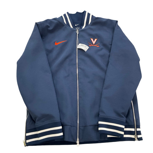 Vist Large View of Product Image Which is Used Nike Outerwear Heavy Jacket M Navy Blue LG