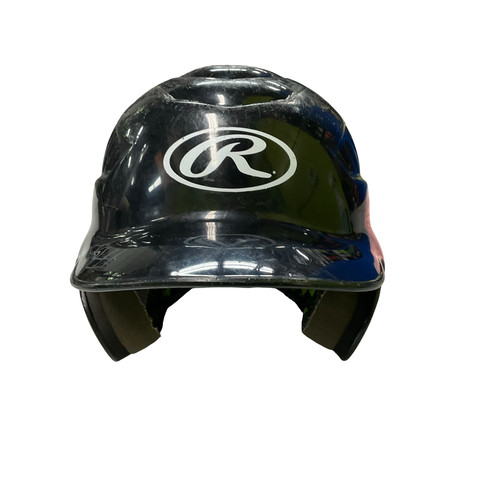 Vist Large View of Product Image Which is Used Rawlings COOLFLO Batting Helmet No Mask Black M/L