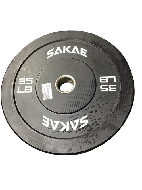 Vist Large View of Product Image Which is New RUBBER BUMPER 35 LB PLATE