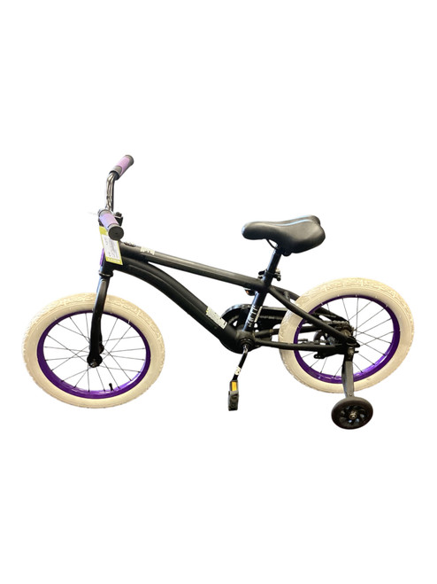 Vist Large View of Product Image Which is Used JETSON 16 LED LIGHT UP Road Bike Boys Black 16"