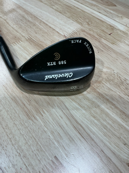 Vist Large View of Product Image Which is Used Cleveland 588 RTX Golf Wedge Mens RH 58 Degree