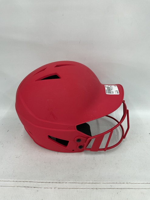 Vist Large View of Product Image Which is Used Champro HELMET WITH MASK Batting Helmet w/Mask Red SM