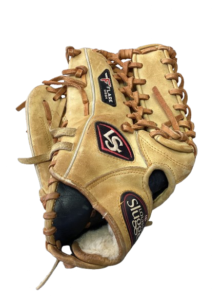 Vist Large View of Product Image Which is Used Louisville Slugger PF14-CR BB/SB Glove LH Throw Gold 13"