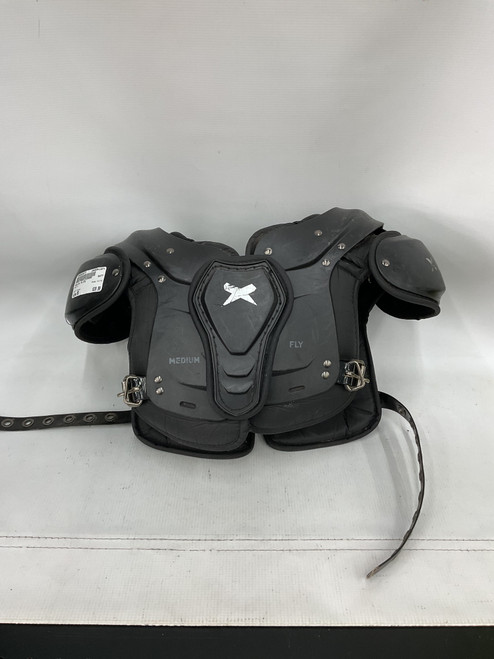 Vist Large View of Product Image Which is Used Xenith FLYTE FB Shoulder Pads Black MD