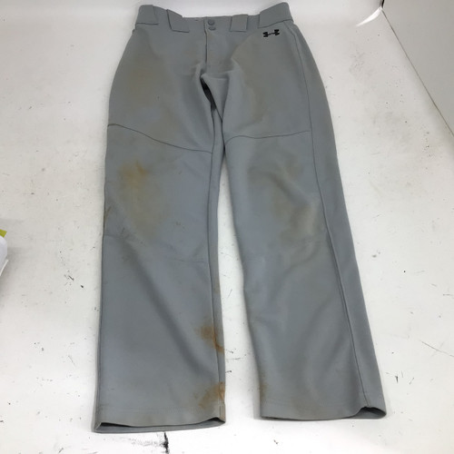 Vist Large View of Product Image Which is Used Under Armour ADULT MD GRAY RELAXED BB/SB PANTS BB/SB Pant Mens Grey MD