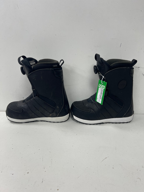 Vist Large View of Product Image Which is Used Salomon THE LAUNCH BOA Mens Snowboard Boots Black Senior 6.5