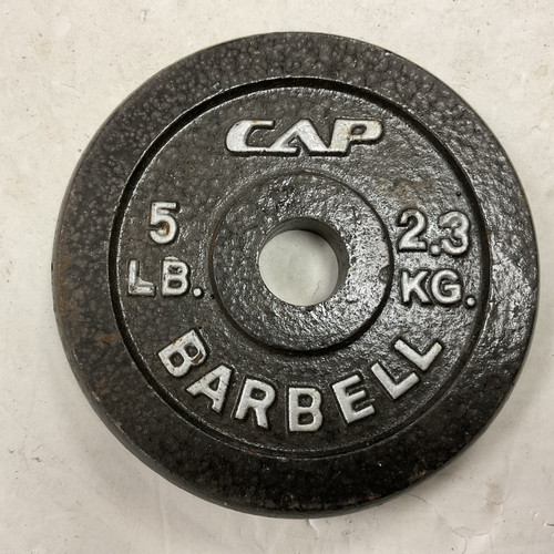 Vist Large View of Product Image Which is Used Cap Standard Plate Black 5 lb