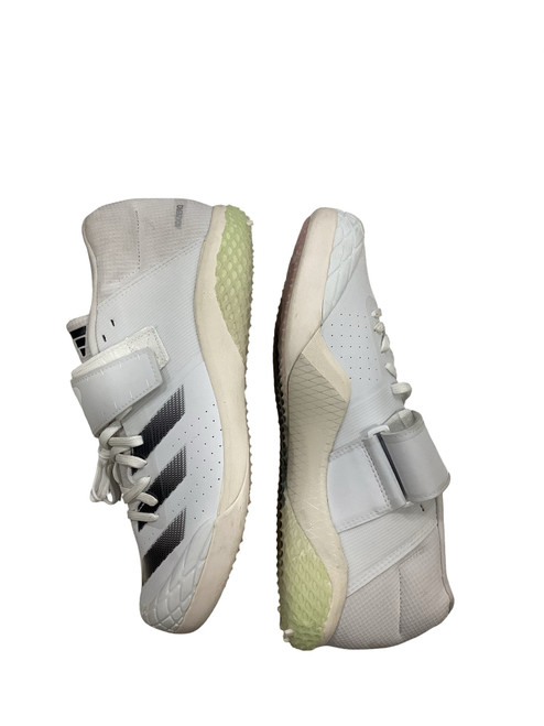 Vist Large View of Product Image Which is Used Adidas Track & Field Cleats Adult White Senior 10.5