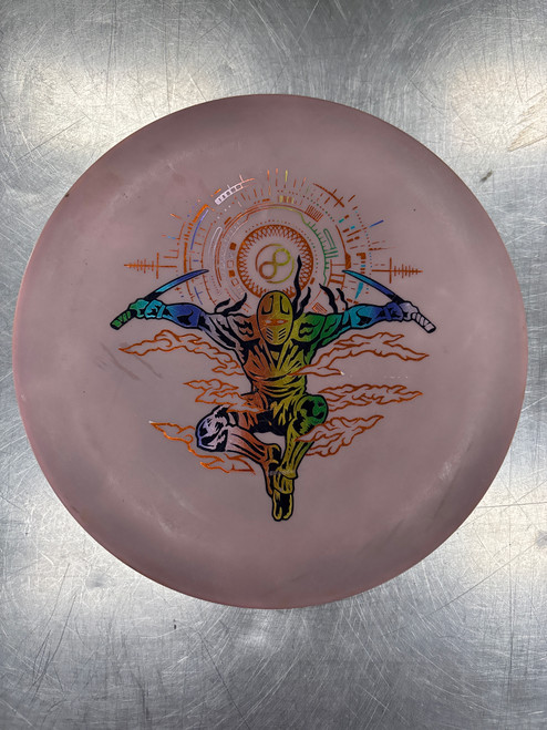 Vist Large View of Product Image Which is Used Infinite Discs ALPACA GLOW D-BLEND Disc Golf Putter Pink