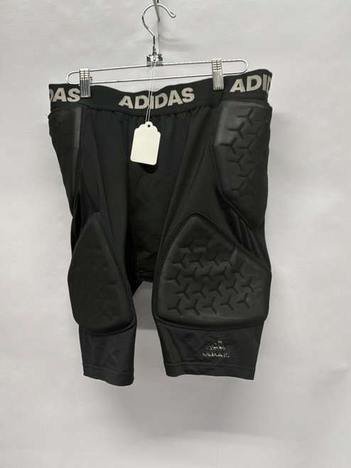 Vist Large View of Product Image Which is Used Under Armour Adult FB Integrated Pants Black LG Tall