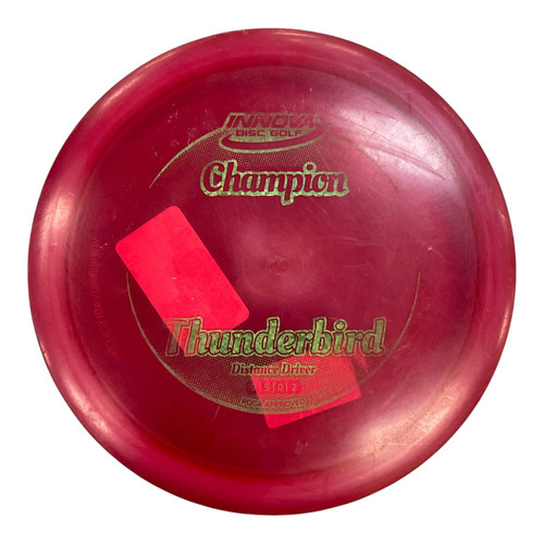 Vist Large View of Product Image Which is Used Innova CHAMP THUNDERBIRD Disc Golf Driver Maroon 174g
