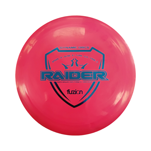 Vist Large View of Product Image Which is Used Dynamic Discs RAIDER FUZION Disc Golf Driver Red 176g