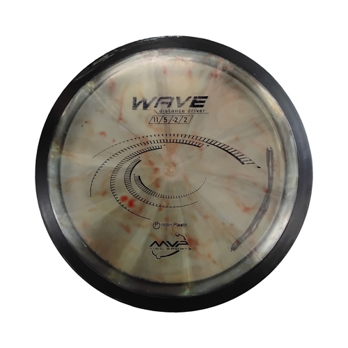 Vist Large View of Product Image Which is Used MVP PROTON WAVE Disc Golf Driver Black 170g