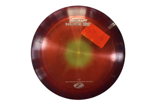 Vist Large View of Product Image Which is Used Discraft Z NUKE SS 1.0 Disc Golf Driver Orange 168g