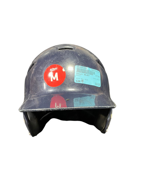 Vist Large View of Product Image Which is Used Schutt HELMET Batting Helmet No Mask Navy Blue MD