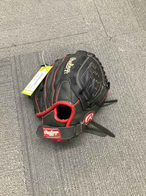 Vist Large View of Product Image Which is Used Rawlings MARK OF A PRO LITE BB/SB Glove RH Throw Black 10 1/2"