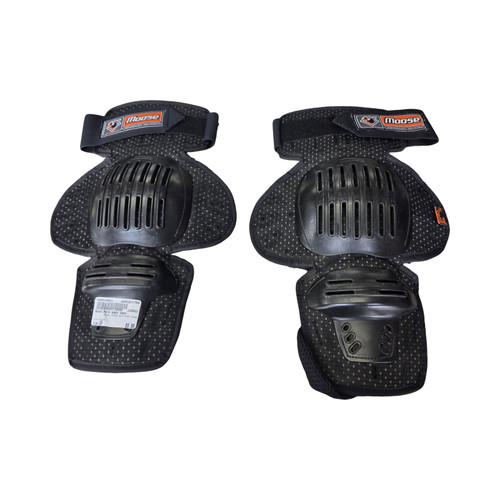 Vist Large View of Product Image Which is Used MOOSE MOTO KNEE PADS Adult Knee Guard Black Senior