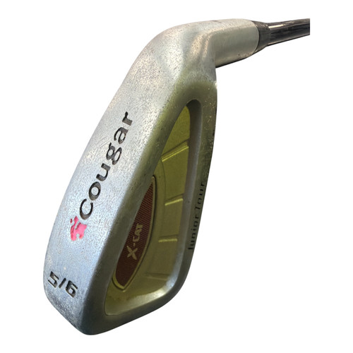 Vist Large View of Product Image Which is Used Cougar X CAT TOUR Jr Individual Iron RH Black 6 Iron