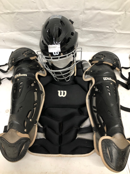 Vist Large View of Product Image Which is Used Wilson BLACK CATCHERS SET WTA4601 Catchers Equipment Other