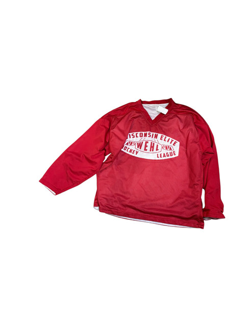 Vist Large View of Product Image Which is Used Hockey Practice Jersey Red LG