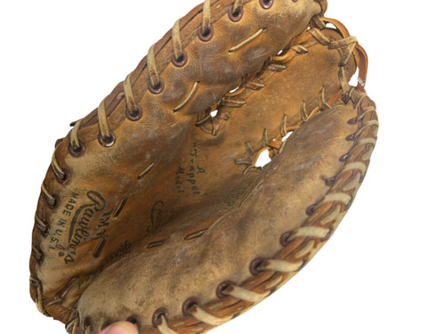 Vist Large View of Product Image Which is Used Rawlings TM72 BB/SB First Base RH Throw Brown 11 1/2"