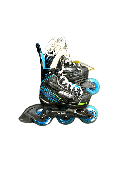 Vist Large View of Product Image Which is Used Bauer XLP Roller Hockey Skates Black Adjustable