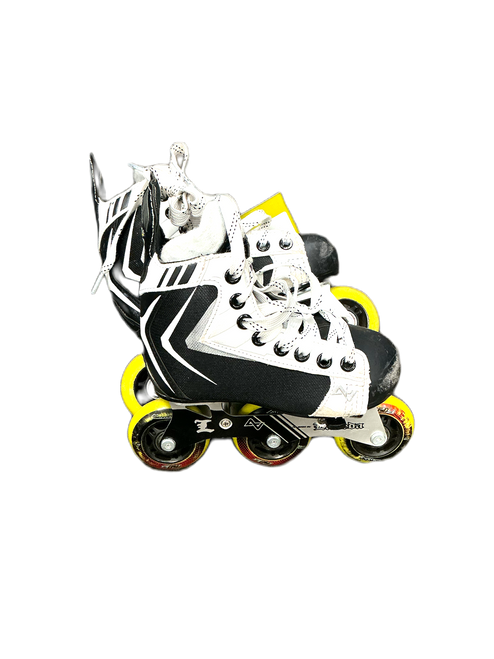Vist Large View of Product Image Which is Used Alkali Roller Hockey Skates White Adjustable