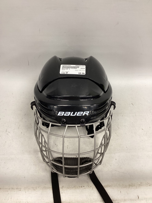 Vist Large View of Product Image Which is Used Bauer BHH2100 S Helmet Cage Combo Black SM