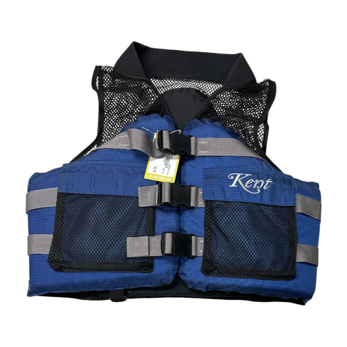 Vist Large View of Product Image Which is Used Kent Adult PFD Royal Blue 2X