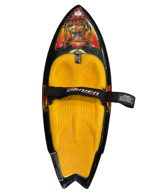 Vist Large View of Product Image Which is Used O'Brien BLACK MAGIC Kneeboard Black And Orange 54"