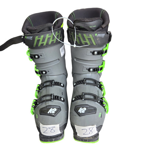 Vist Large View of Product Image Which is Used K2 RECON 120 MV SKI BOOTS SZ28 Mens DH Ski Boot Grey 280 MP - M10 - W11