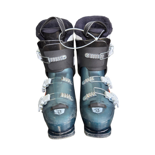 Vist Large View of Product Image Which is Used Salomon T3 BOOTS 25MP Mens DH Ski Boot Teal 250 MP - M07 - W08