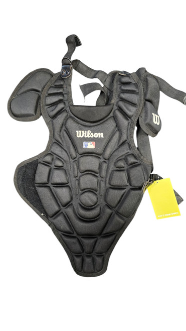 Vist Large View of Product Image Which is Used Wilson CHEST PROTECTOR Catchers Chest Protector Grey Intermed