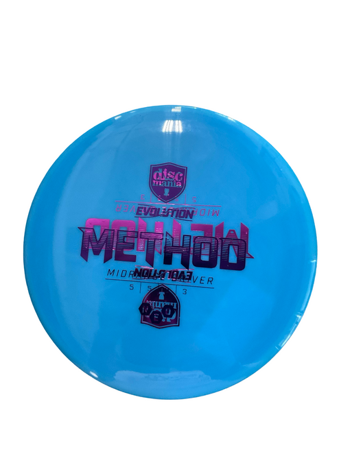 Vist Large View of Product Image Which is Used Discmania METHOD Disc Golf Mid Range Royal Blue