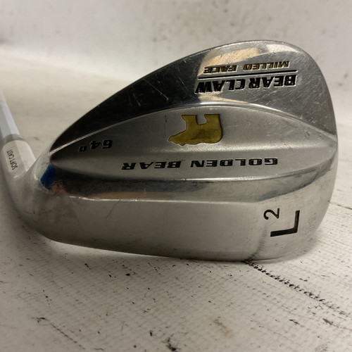Vist Large View of Product Image Which is Used Golden Bear BEAR CLAW MILLED FACE Golf Wedge Mens RH Lob Wedge