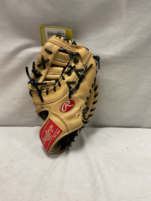 Vist Large View of Product Image Which is Used Rawlings GGEFB13CB BB/SB Catchers RH Throw Tan 33"