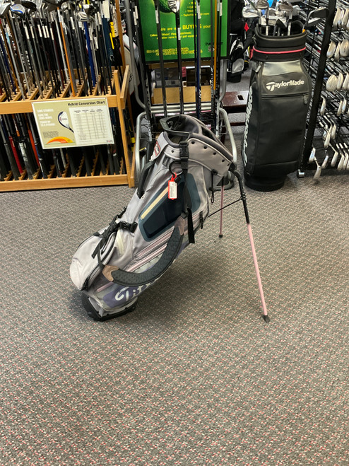 Vist Large View of Product Image Which is Used Titleist 5 WAY STAND BAG Mens Stand Bag Grey