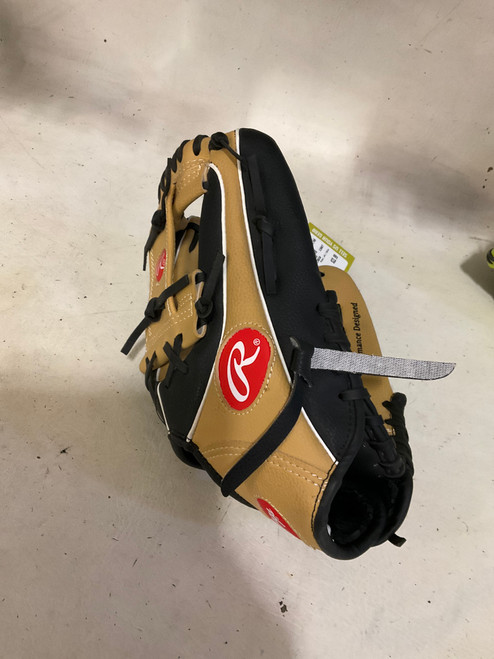 Vist Large View of Product Image Which is Used Rawlings WPL115BCW BB/SB Glove RH Throw Black 11 1/2"