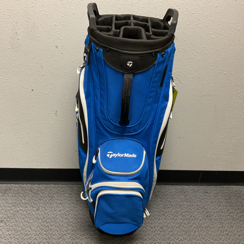 Vist Large View of Product Image Which is Used Taylormade Mens Cart Lite Bag Royal Blue And Black