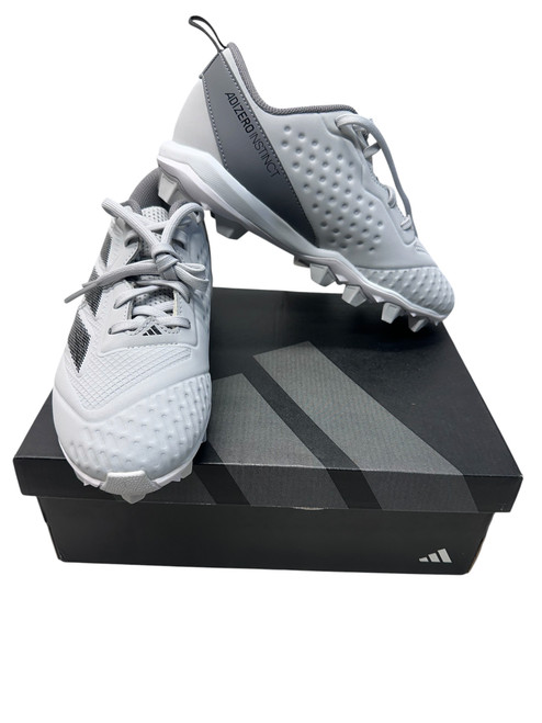 Vist Large View of Product Image Which is Used Adidas ADIDAS ADIZERO CLEATS BB/SB Cleats Grey Junior 04.5