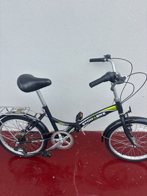 Vist Large View of Product Image Which is Used STOWAWAY Hybrid/City Bike Mens Black 54-55cm - MD Frame