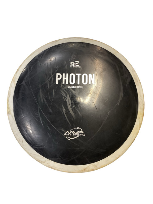 Vist Large View of Product Image Which is Used MVP PHOTON R2 Disc Golf Driver Black 173g