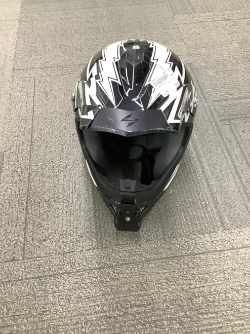 Vist Large View of Product Image Which is Used SCORPION EXO Junior Helmet Black MD