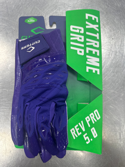 Vist Large View of Product Image Which is New Cutters REV PRO 5.0 FB Gloves Purple XL