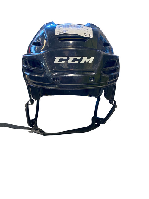 Vist Large View of Product Image Which is Used CCM TACKS 310 Helmet Cage Combo Black SM