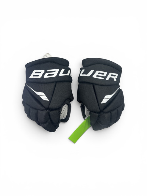 Vist Large View of Product Image Which is Used Bauer LIL SPORT Youth Gloves Black 8"