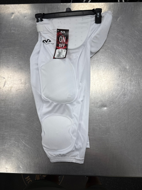 Vist Large View of Product Image Which is New McDavid RIVAL INTEGRATED Adult FB Integrated Pants White LG